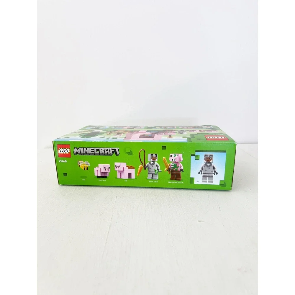 LEGO Minecraft The Baby‎ Pig House 21268 Pink Building Set New